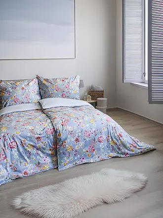 FLEURESSE | Jersey Bettwäsche DIAMOND 140/200CM Smokeblue | 